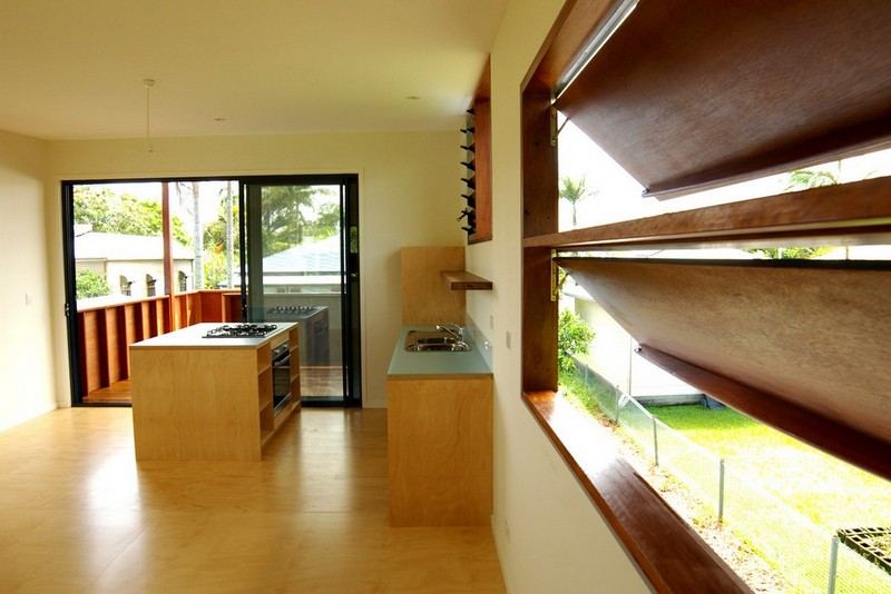 Plywood shutters | Mullumbimby Affordable Housing | Gold Coast Architect | Jose Do Architect