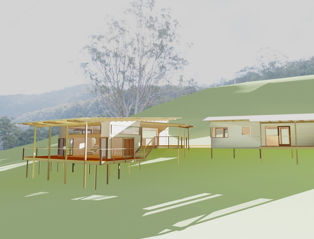 Living kitchen pavilion | Tyalgum View House | Gold Coast Architect | Jose Do Architect